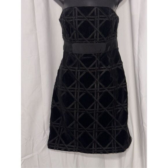 NEW WITH TAGS Nwt Vineyard Vines Velvet Strapless Lattice Embroidered Carolyn Dr - Picture 1 of 9